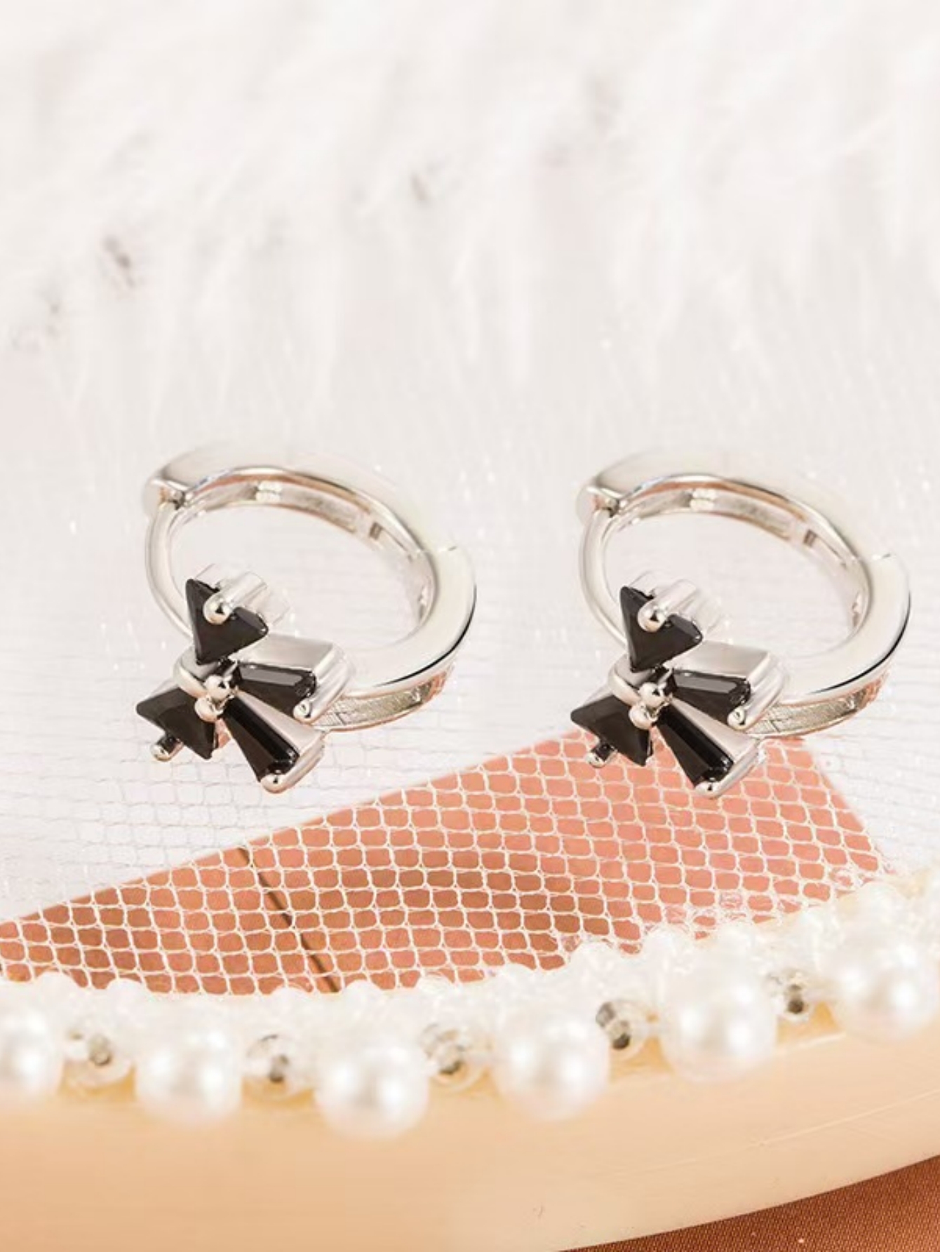 Silver Solid Earrings