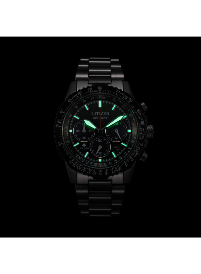 Promaster Sky Chronograph Men Analog Green Dial Watch - CA4664-60W