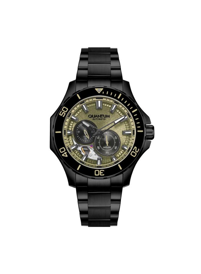 Men Analog Gold Dial Watch - QMG1188.070
