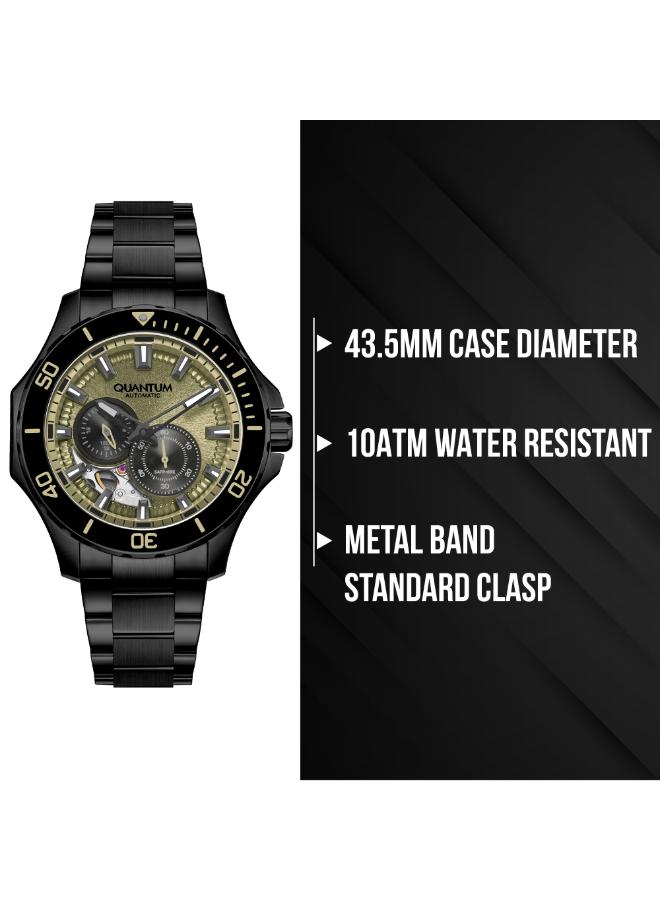 Men Analog Gold Dial Watch - QMG1188.070