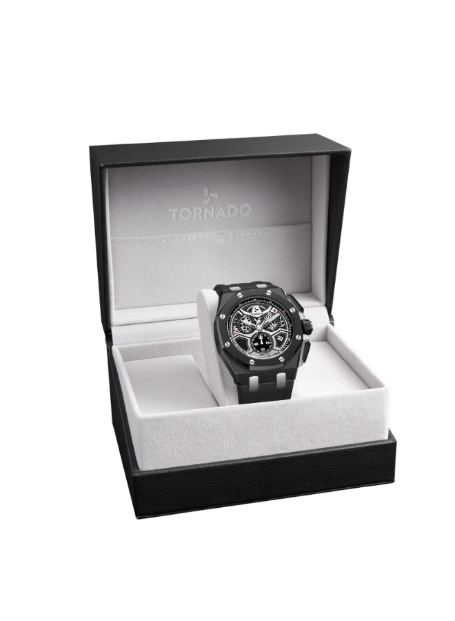 Lumina Chronosphere Men Chronograph Black Dial Watch - T25103-BSBB