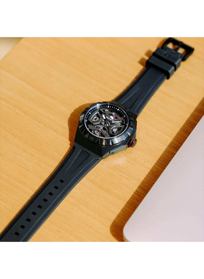 Men Automatic Black Dial Watch - TB8804A-02