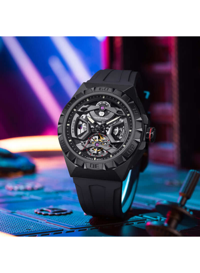Men Automatic Black Dial Watch - TB8804A-02