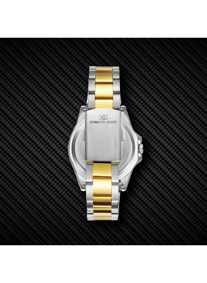 Men Analog White Dial Watch - K23027-TBTW