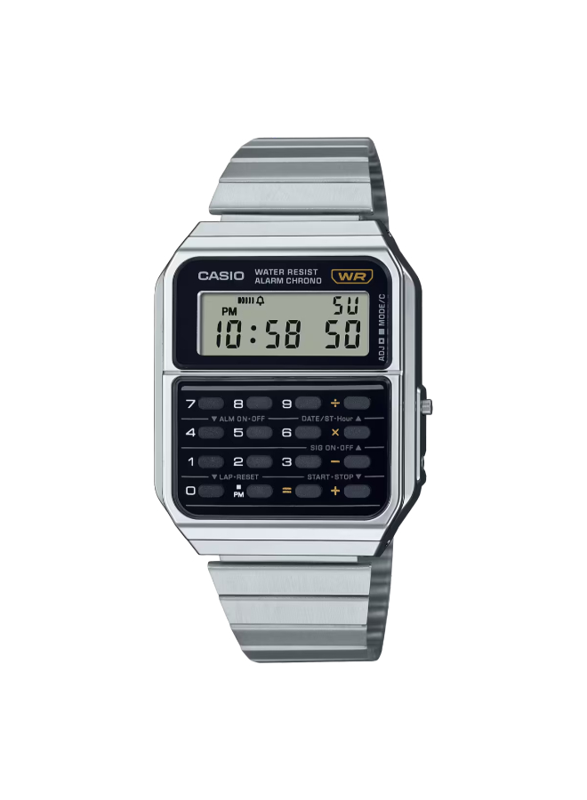 Unisex Digital Black Dial Watch - CA-500WE-1ADF