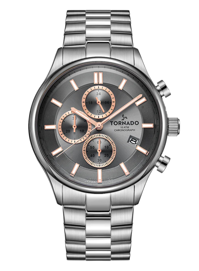 Celestia Elite Men Chronograph Grey Dial Watch - T6106B-SBSX