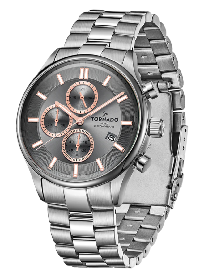 Celestia Elite Men Chronograph Grey Dial Watch - T6106B-SBSX