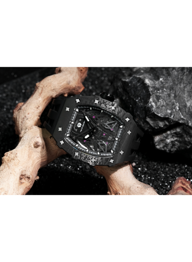 Men Automatic Black Dial Watch - TB8207CF-01