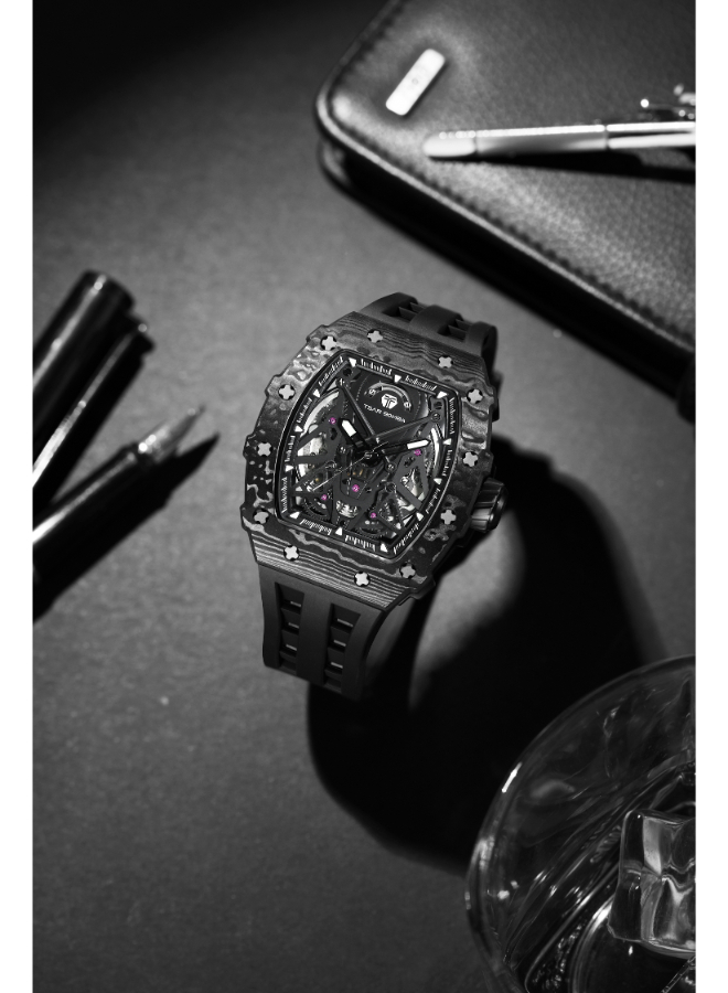Men Automatic Black Dial Watch - TB8207CF-01