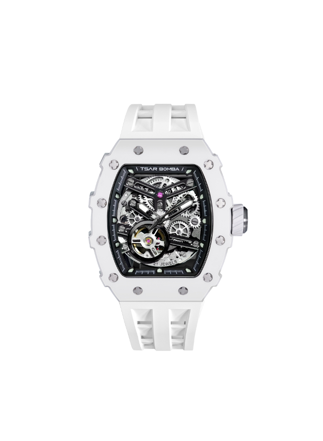 Men Automatic Black Dial Watch - TB8208C-07