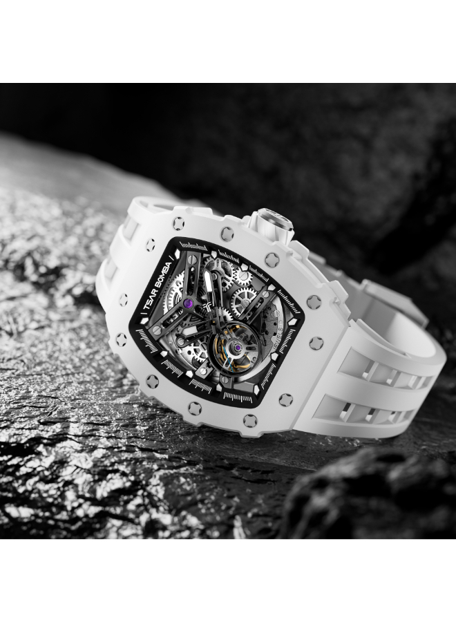 Men Automatic Black Dial Watch - TB8208C-07