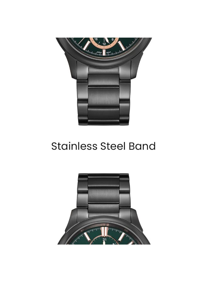 Celestia Elite Men Multi Function Green Dial Watch - T6107-XBXHK