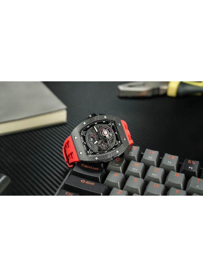 Men Automatic Black Dial Watch - TB8210CF-03