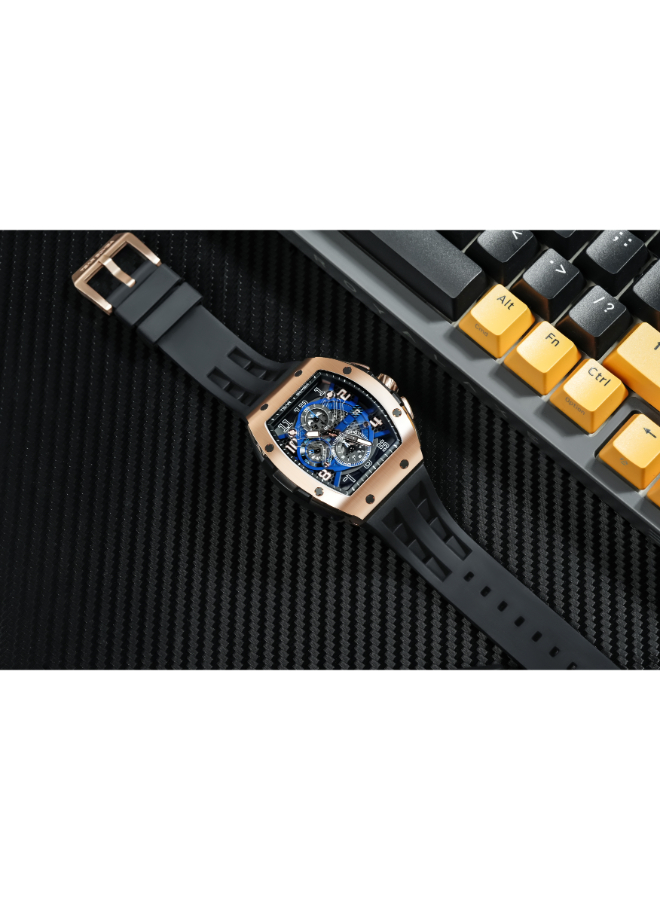 Men Analog Blue Dial Watch - TB8211Q-05