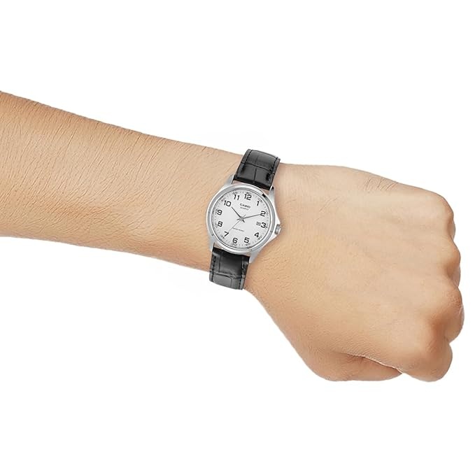 Men Analog White Dial Watch - MTP-1183E-7BDF