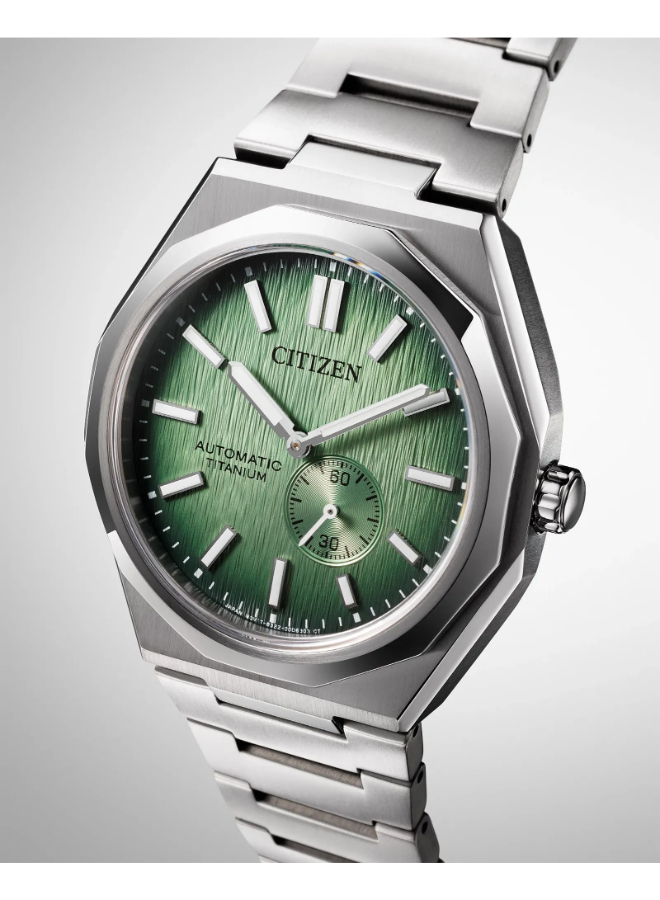 Zenshin 60 Mechanical Men Mechanical Green Dial Watch - NK5020-58X