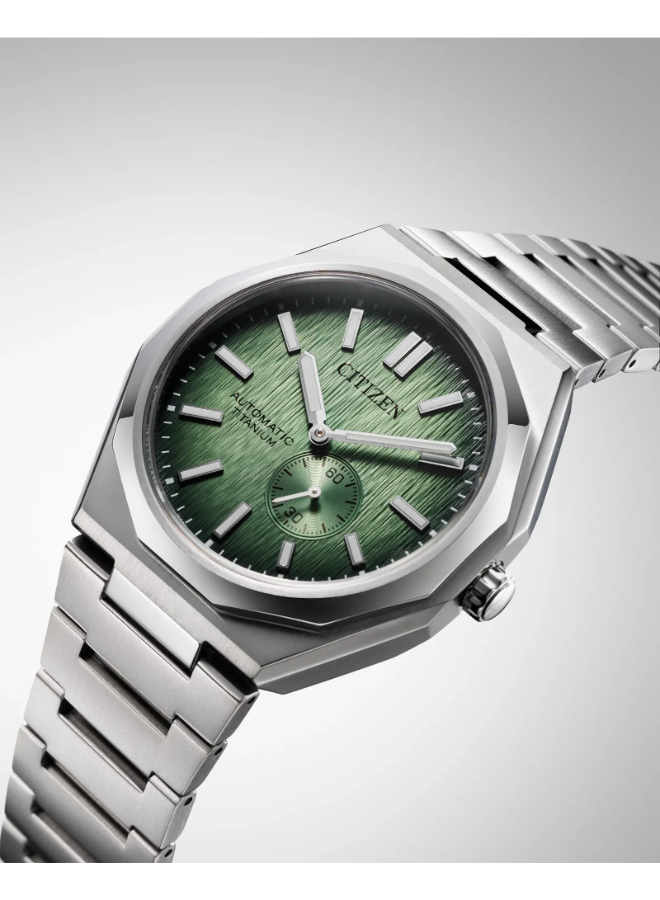 Zenshin 60 Mechanical Men Mechanical Green Dial Watch - NK5020-58X