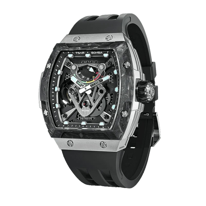 Men Automatic Black Dial Watch - TB8216TF-01
