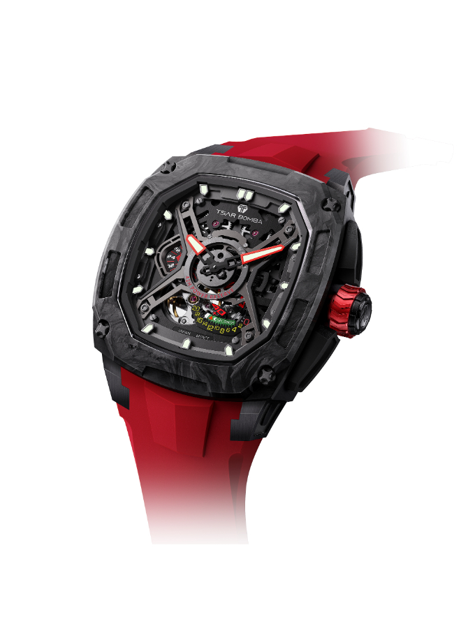 Men Automatic Black Dial Watch - TB8605-01