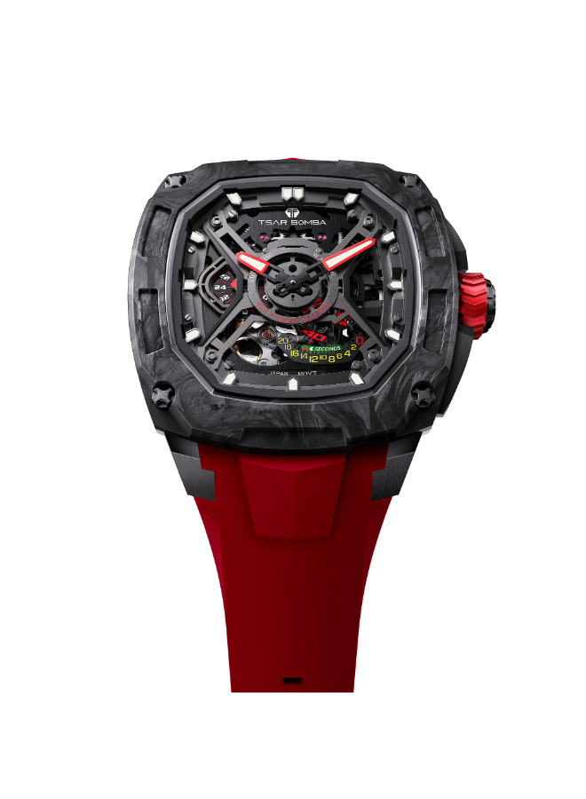 Men Automatic Black Dial Watch - TB8605-01