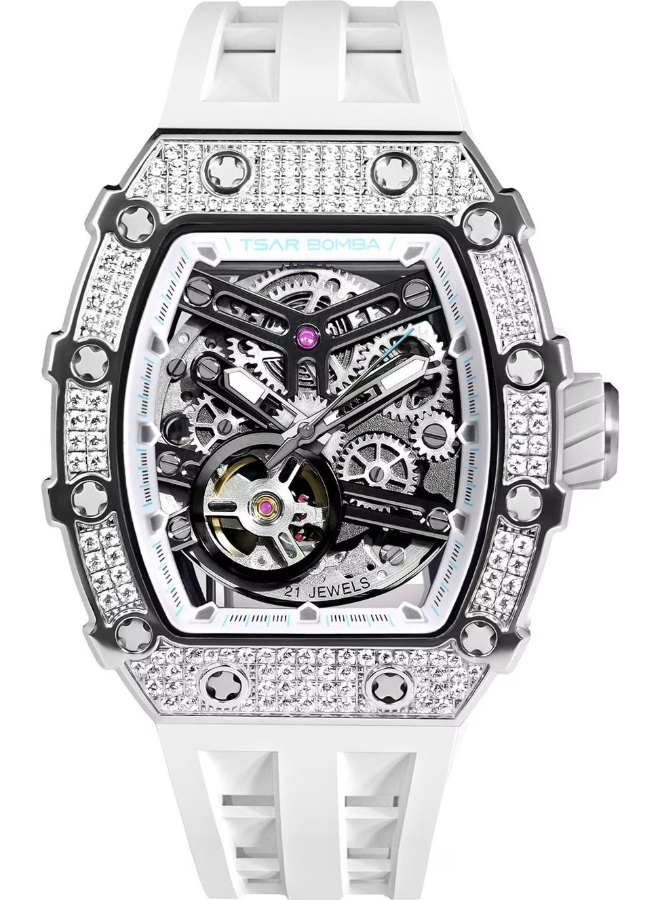 Men Automatic Black Dial Watch - TB8208D-05