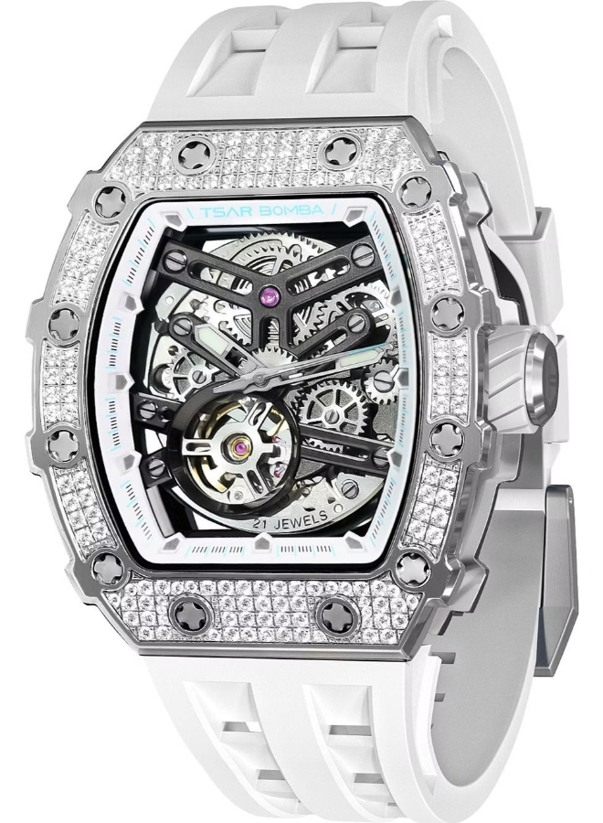 Men Automatic Black Dial Watch - TB8208D-05