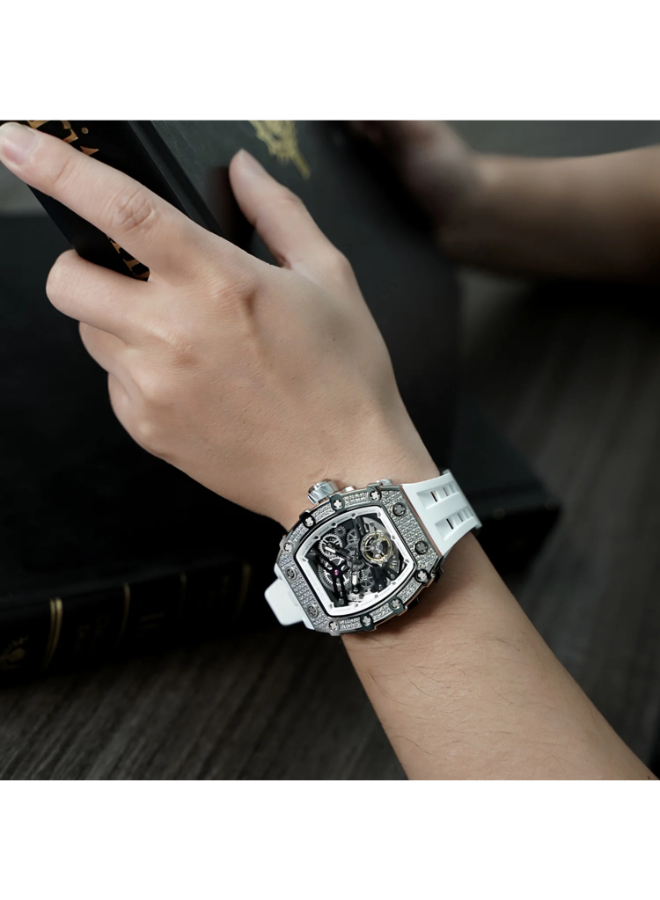 Men Automatic Black Dial Watch - TB8208D-05