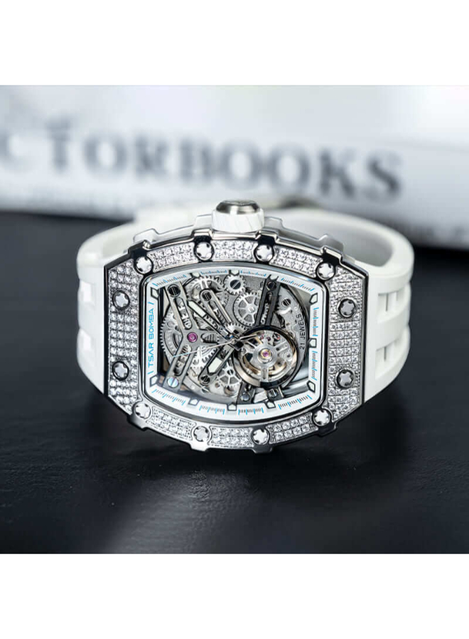 Men Automatic Black Dial Watch - TB8208D-05
