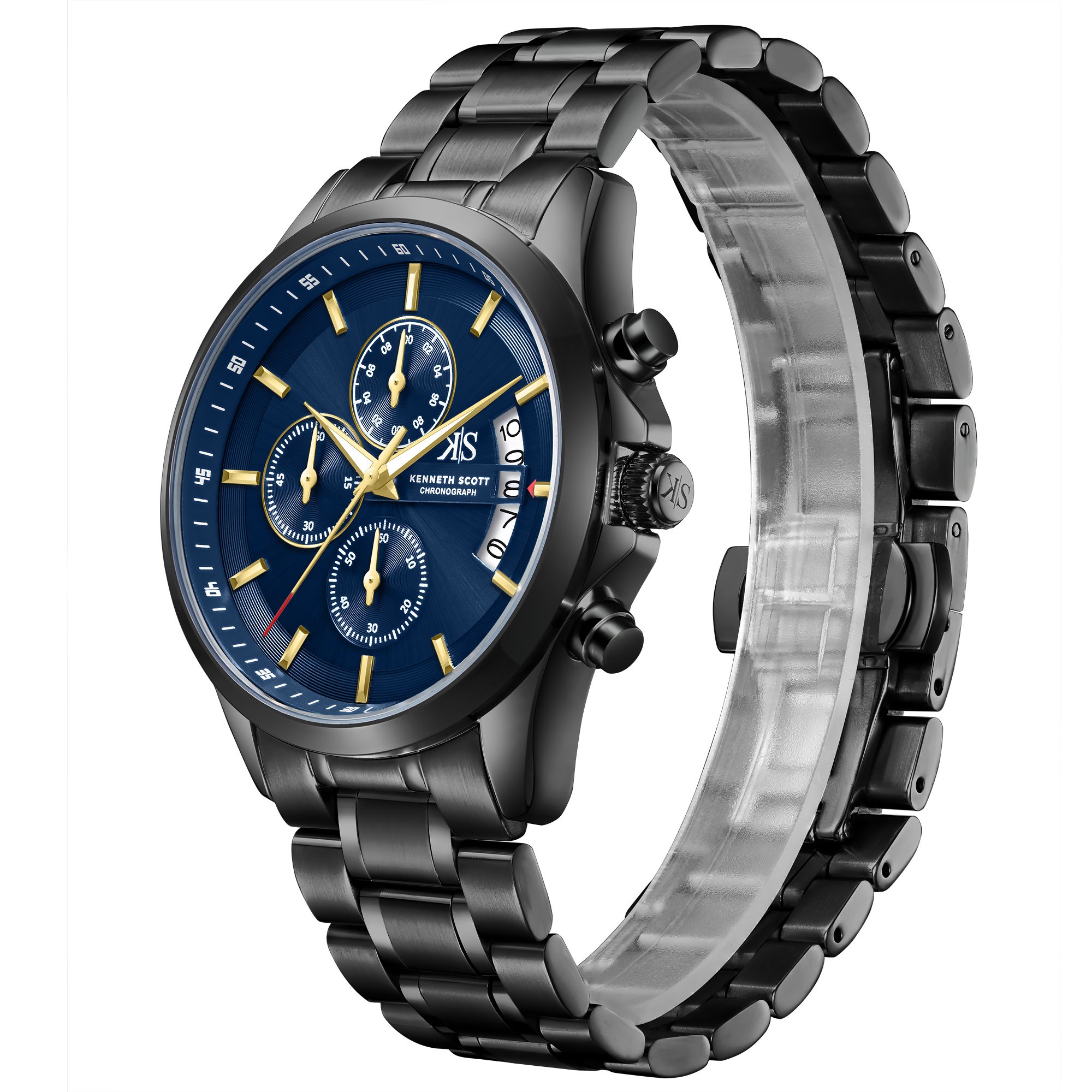 Men Chronograph  Blue  Dial Watch - K26106-BBBN