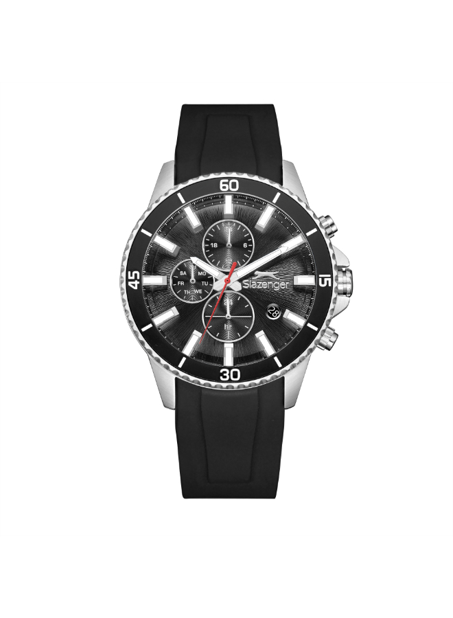 Men Multifunction Black Dial Watch - SL.9.2572.2.351