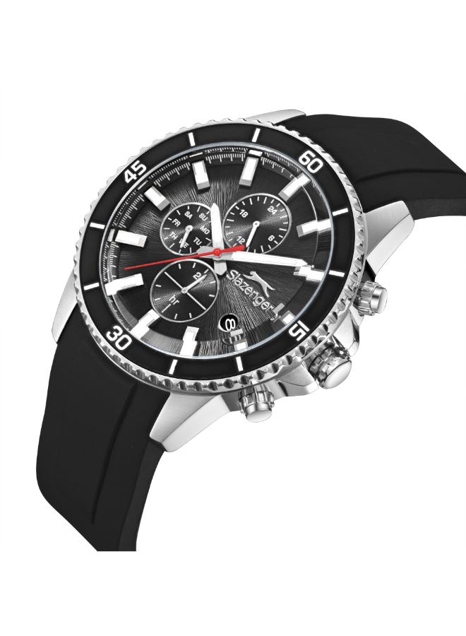 Men Multifunction Black Dial Watch - SL.9.2572.2.351
