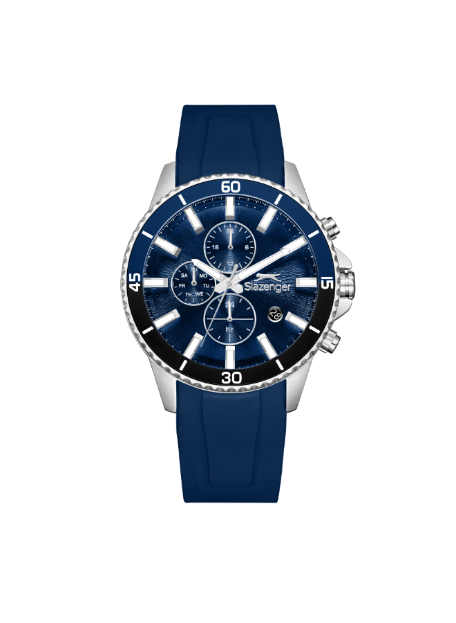 Men Multifunction Dark Blue Dial Watch - SL.9.2572.2.399
