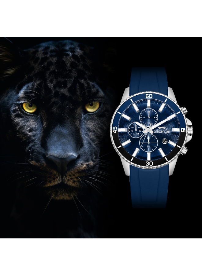 Men Multifunction Dark Blue Dial Watch - SL.9.2572.2.399