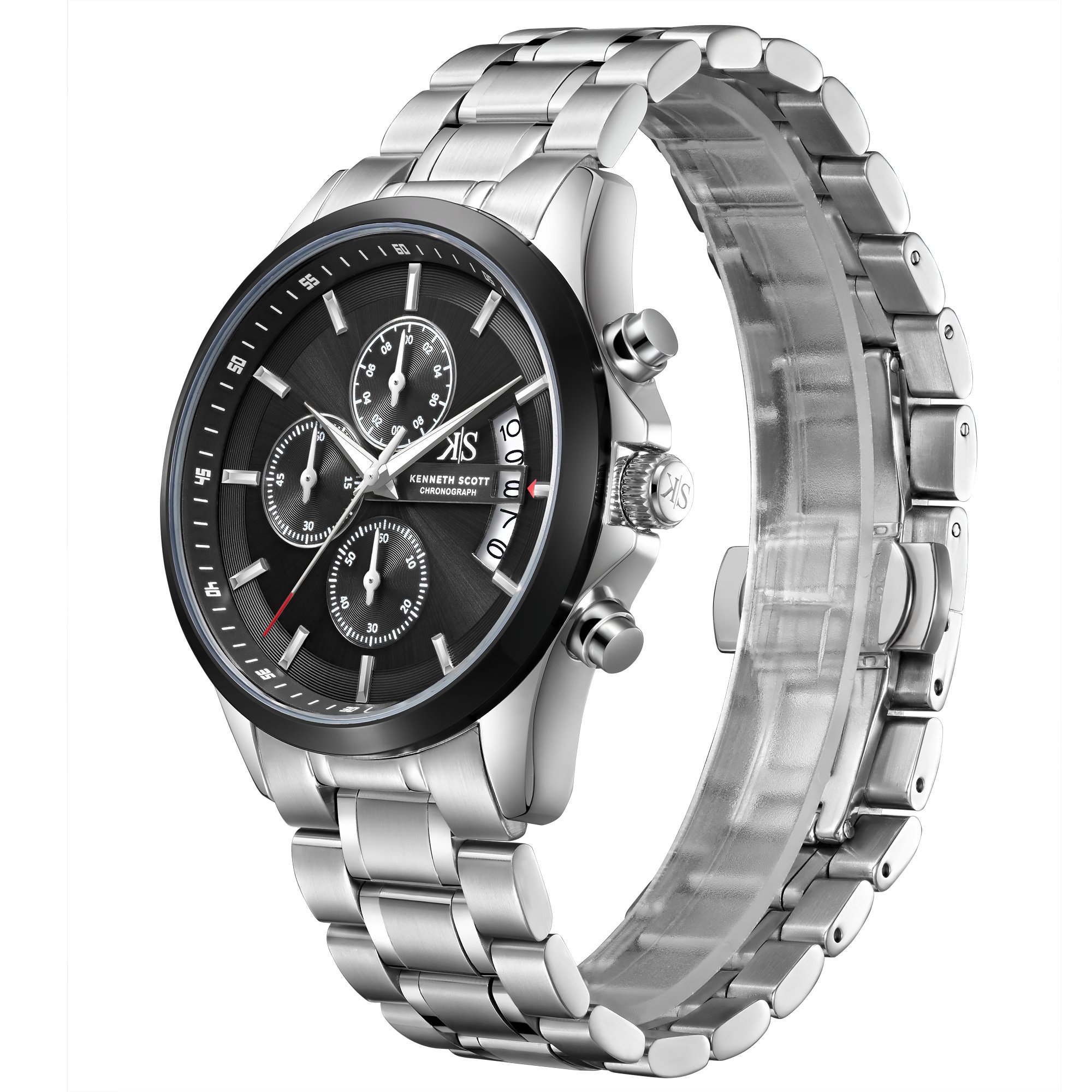 Men Chronograph  Black  Dial Watch - K26106-SBSB