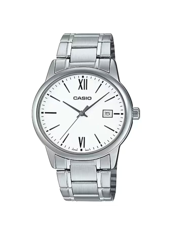 Men Analog White Dial Watch - MTP-V002D-7B3UDF