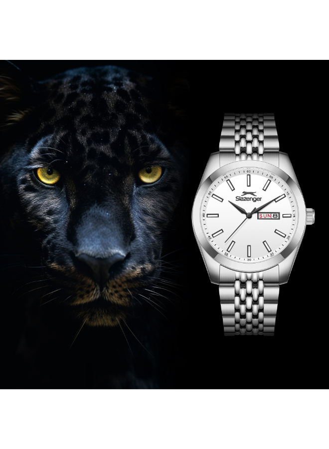 Men Date Silver Dial Watch - SL.9.2579.1.330