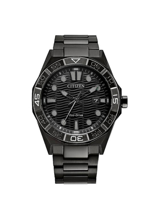 Eco-Drive Men Analog Black Dial Watch - AW1855-52E