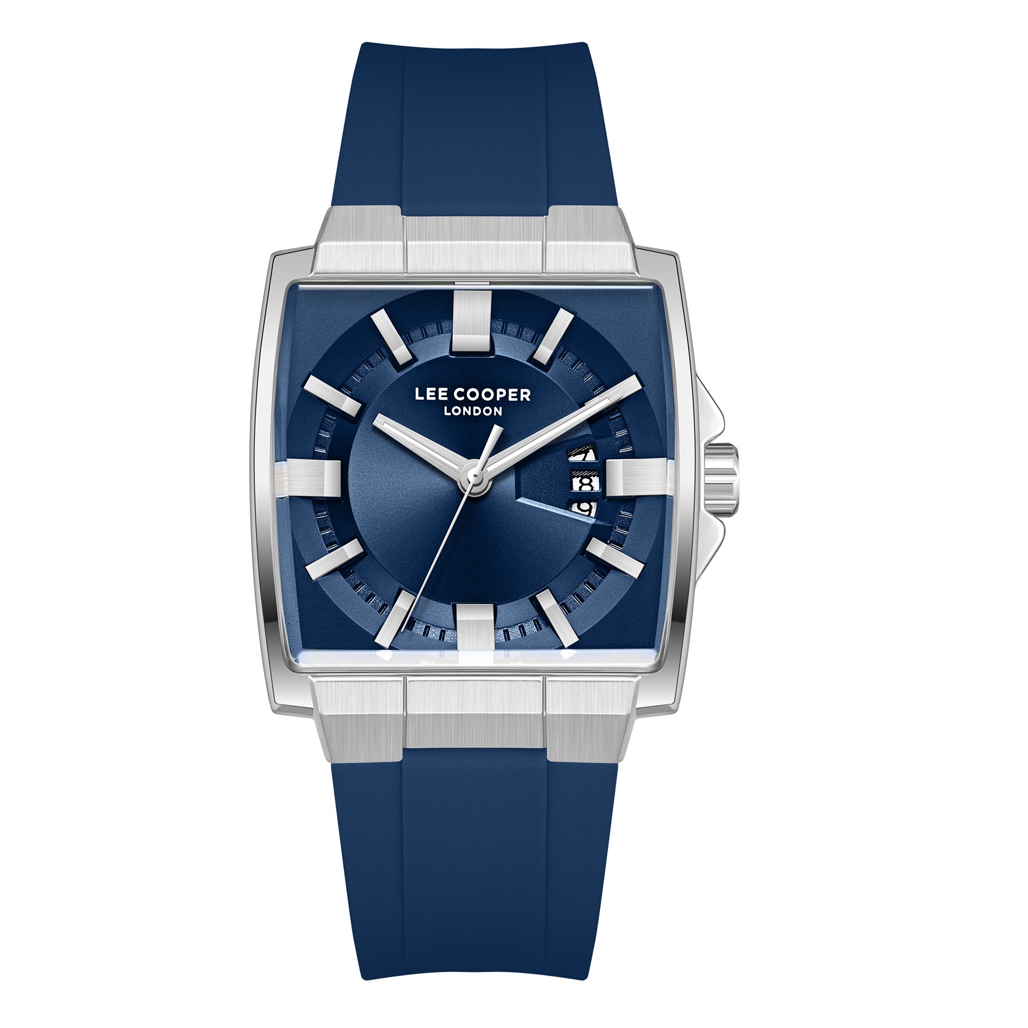 Men Date Dark Blue Dial Watch - LC08349.399
