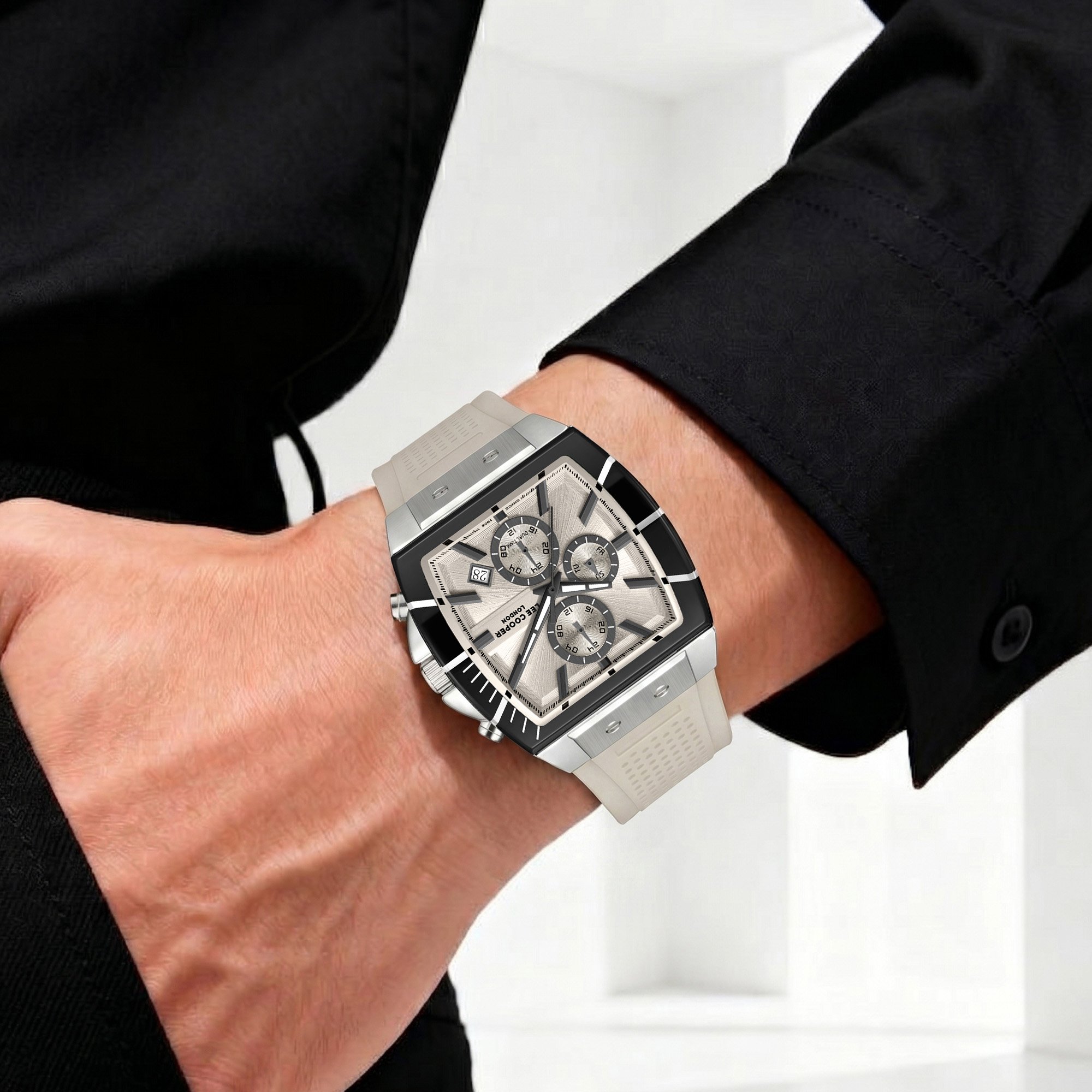 Men Multifunction Grey Dial Watch - LC08399.366
