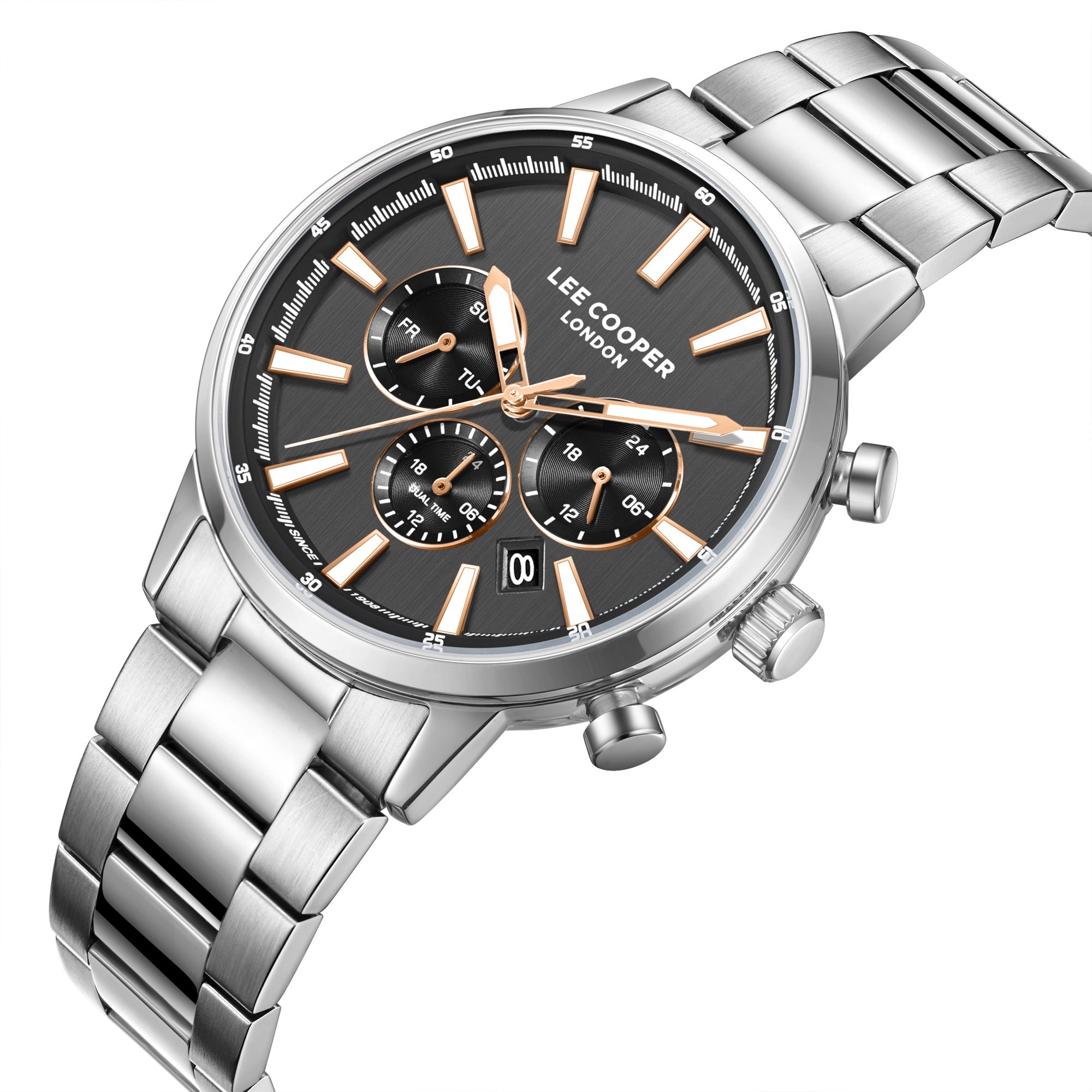 Men Multifunction Gun Dial Watch - LC08382.350