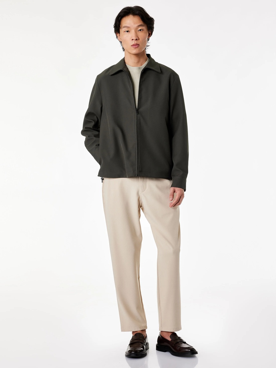 Mens Beige Smart Trousers