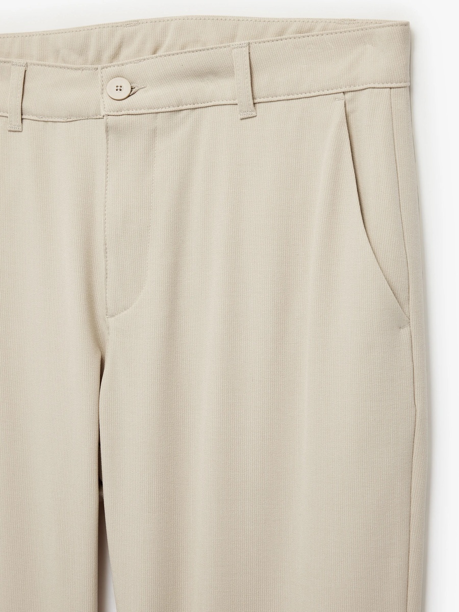 Mens Beige Smart Trousers