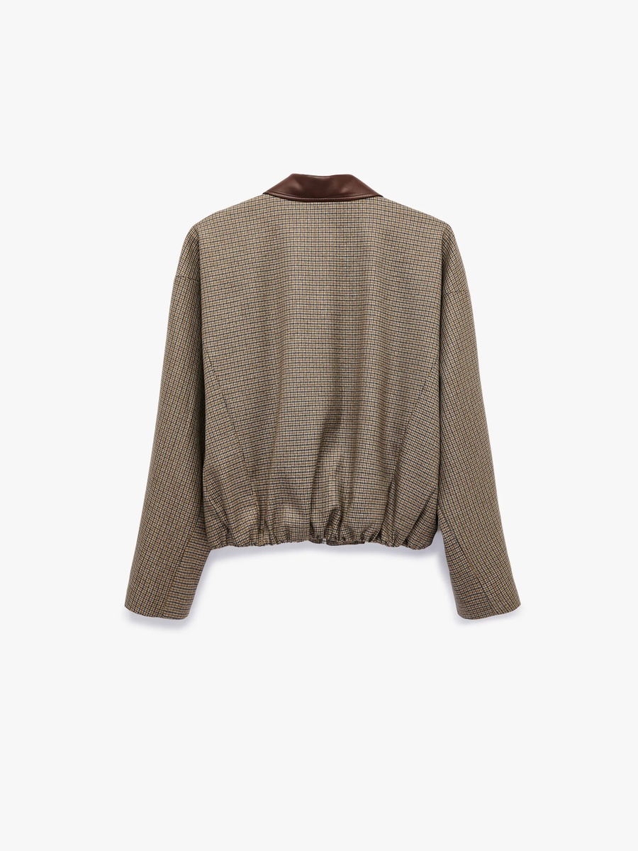 Womens Regular Brown Utility Jacket