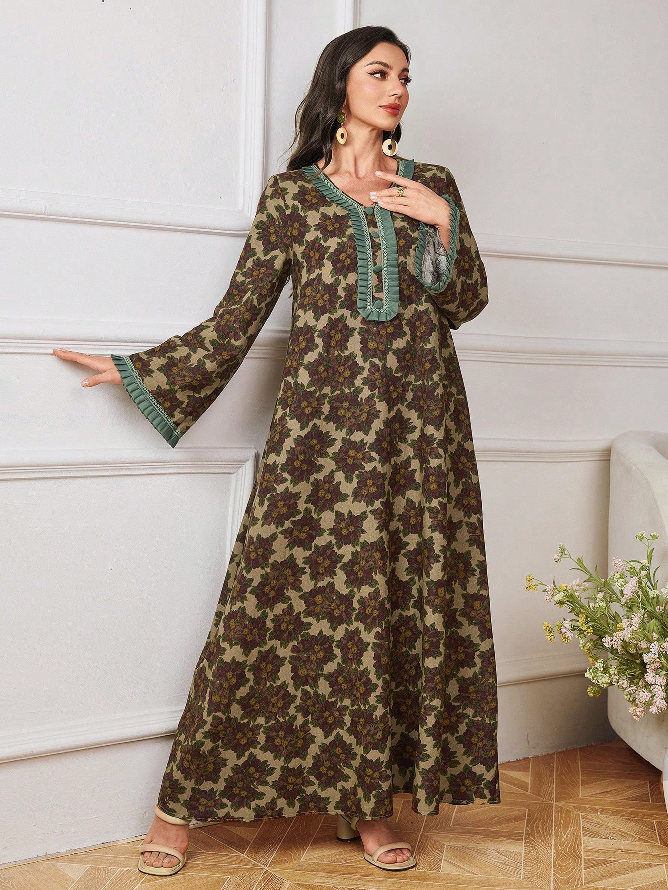 Multi Printed Jalabiya