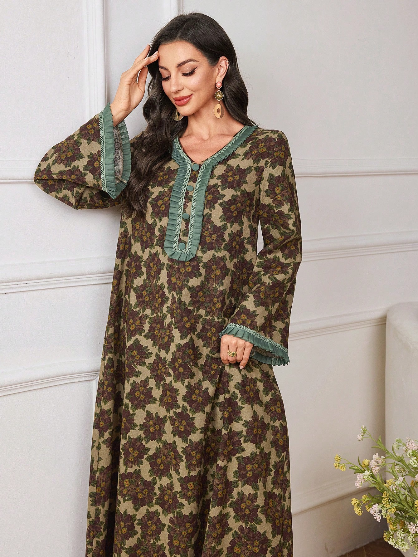 Multi Printed Jalabiya