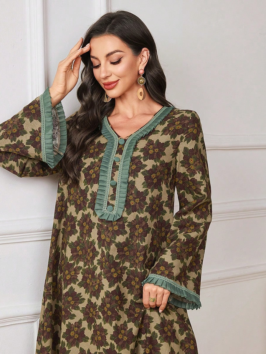Multi Printed Jalabiya