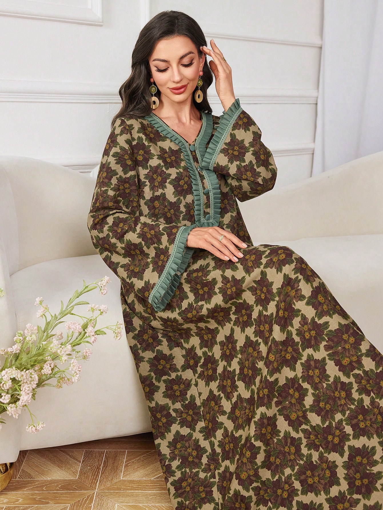 Multi Printed Jalabiya