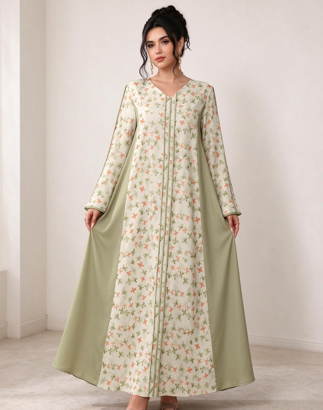 Multi Printed Jalabiya