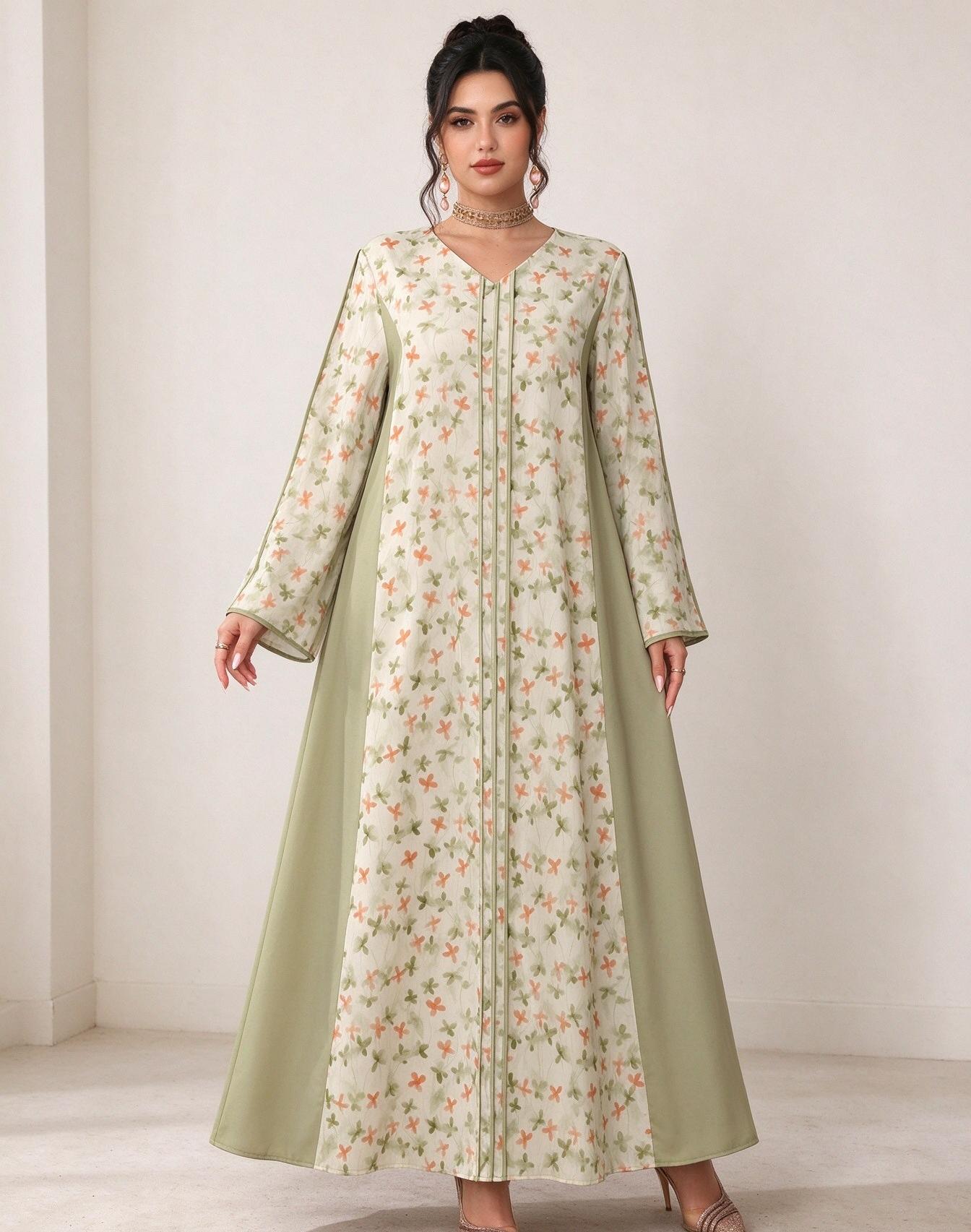 Multi Printed Jalabiya
