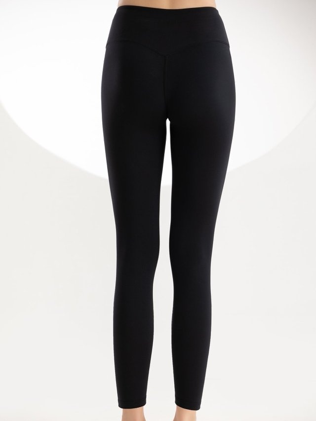 Black Wide Waistband Active Leggings